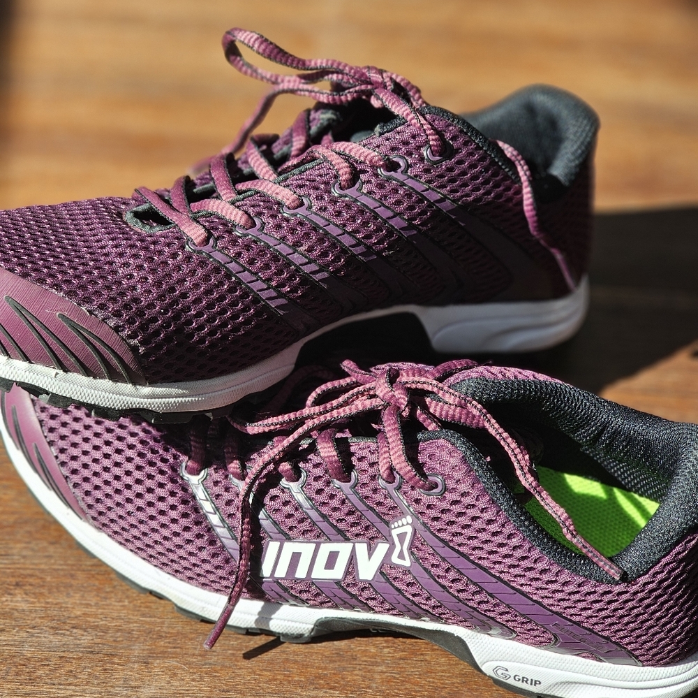 Inov8 F-Lite G230, purple, sz 8.5. Worn 1 time